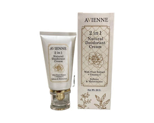 Avienne 2 in 1 Natural Deodorant Cream